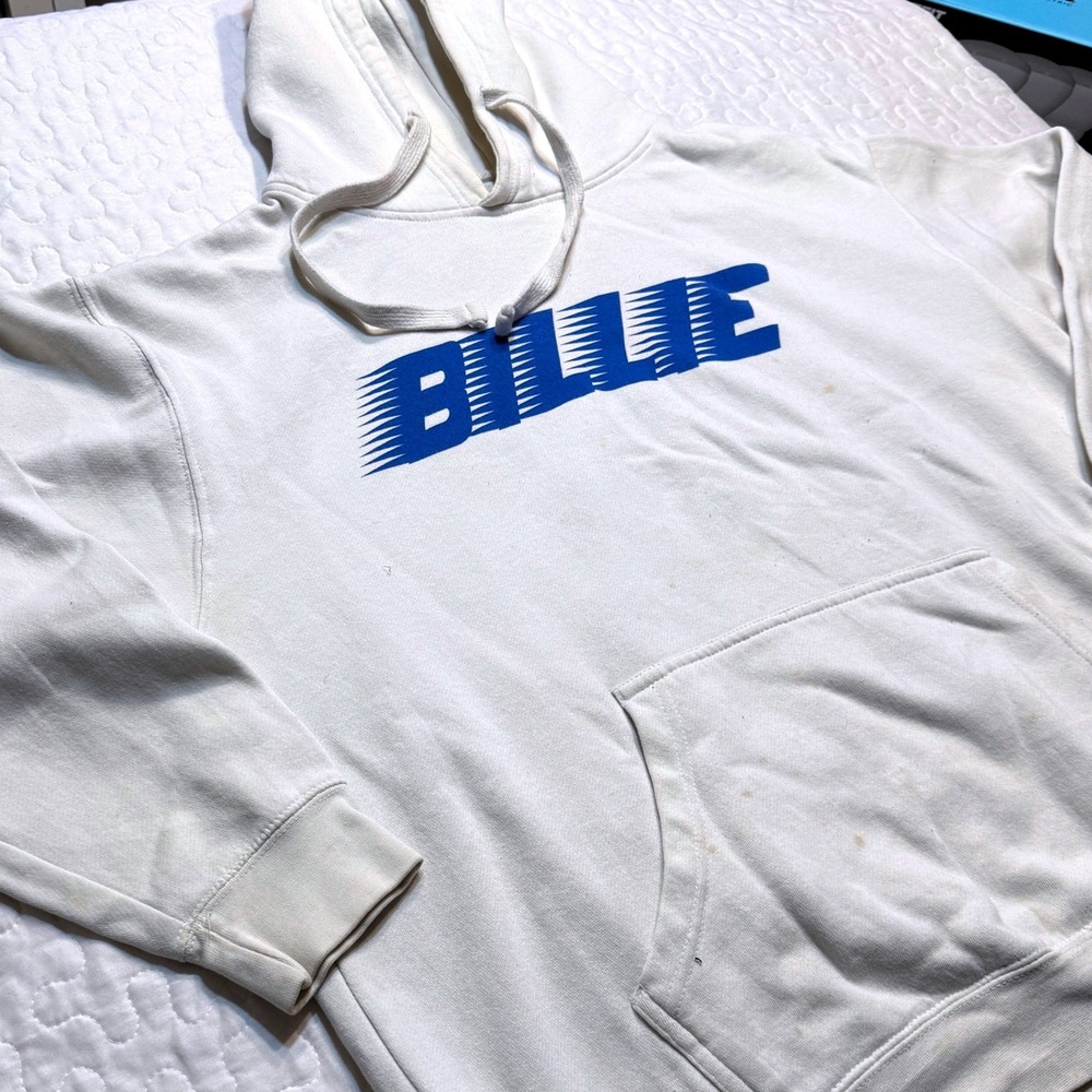 Billie Eilish Women XXL 2020 WORLD TOUR Hoodie Sweatshirt BLOHSH POP *STAINED*